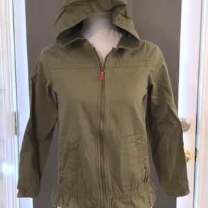 Girls Cat & Jack Thick hooded zip-up Jacket 10/12